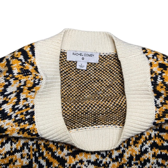 Rachel Comey Target Animal Leopard Cheetah Print Crewneck Pullover Sweater Large - Picture 4 of 7